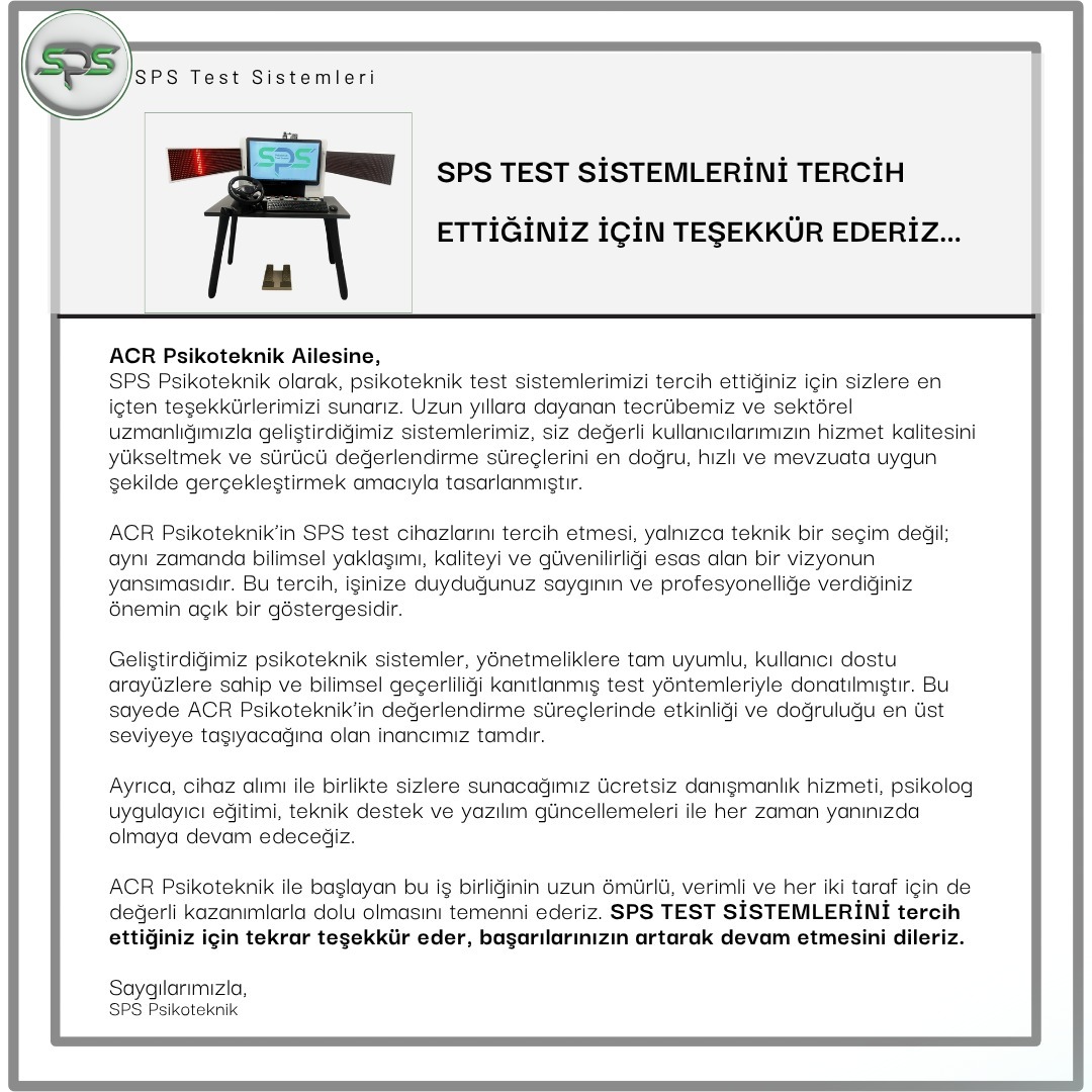 Sps Psikoteknik İçerik